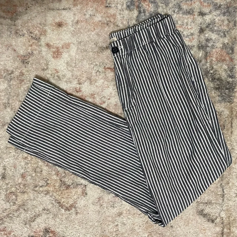 John Galt Grey Size Small Stripe Casual Pants - Picture 1 of 2